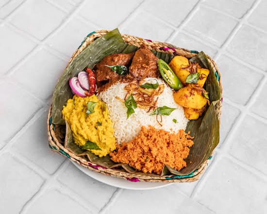 Sri Lankan Style Rice & Curry